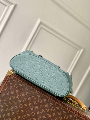 LV M13863 Louis Vuitton Christopher MM Backpack Misty Lake Green - Default Title - View 4
