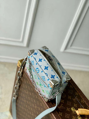 LV M13901 Louis Vuitton Bolsa Soft Trunk Mini Bag Gray gradient - Default Title - View 9