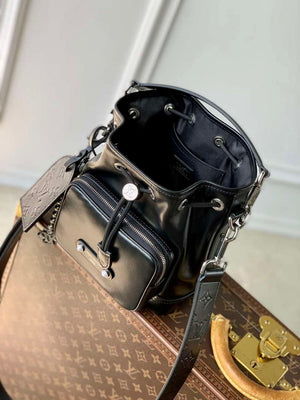 LV M13985 Louis Vuitton No¨¦ Cargo Small Bucket-style Bag Black - Default Title - View 9