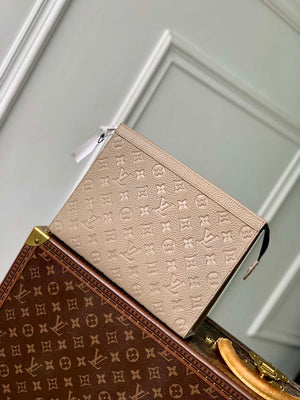 LV M13666 Louis Vuitton Pochette Voyage MM Bag Brown - Default Title - View 1