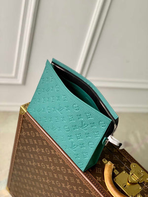 LV M13666 Louis Vuitton Pochette Voyage MM Bag new Green - Default Title - View 9