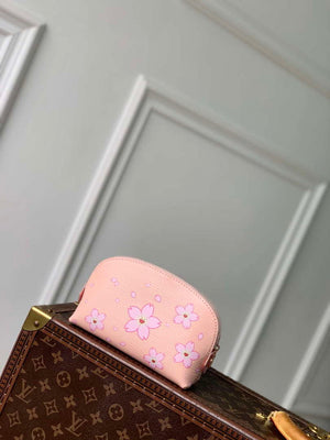 LV M14052 Louis Vuitton LV x TM Cosmetic Pouch PM Bag Pink - Default Title - View 1