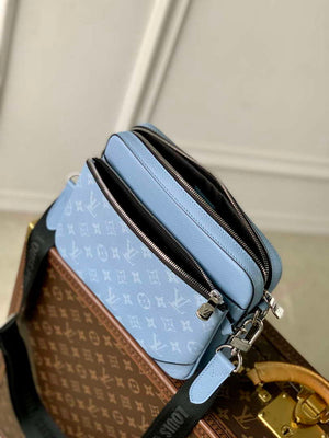 LV M14069 Louis Vuitton Trio Messenger Sky Blue - Default Title - View 9