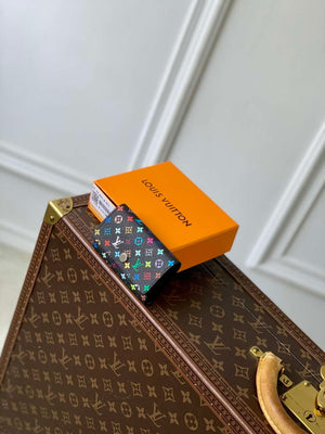 LV M14092 Louis Vuitton LV x TM 6 Key Holder Other Monogram Canvas Black - Default Title - View 1