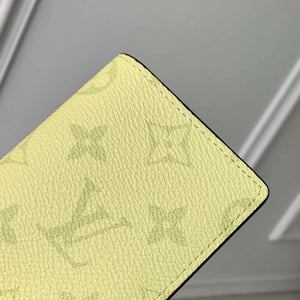 LV M14113 Louis Vuitton Pocket Organizer Taigarama Lemon Yellow - Default Title - View 4