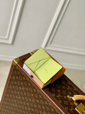 LV M14113 Louis Vuitton Pocket Organizer Taigarama Lemon Yellow - Default Title - View 9