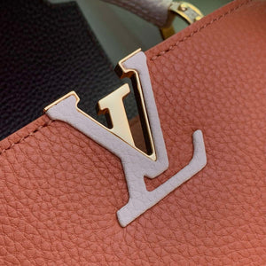 LV M14176 Louis Vuitton Capucines MM Bag Taurillon leather Brown - Default Title - View 6