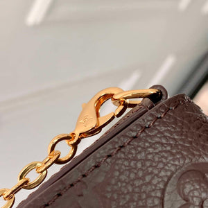 LV M14193 Louis Vuitton F¨¦licie Pochette Bag Chocolate Brown - Default Title - View 5