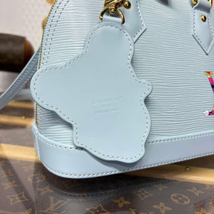 LV M14197 Louis Vuitton LV x TM Alma BB Handbag Washed Blue - Default Title - View 9