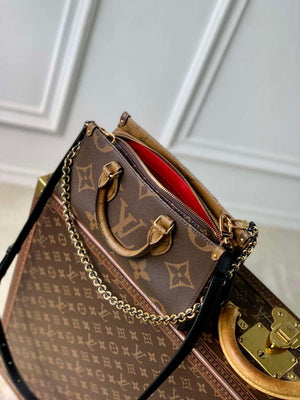 LV M14236 Louis Vuitton OnTheGo East West Chain Bag Monogram - Default Title - View 9