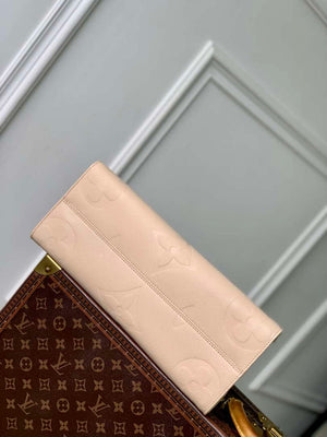 LV M14255 Louis Vuitton OnTheGo MM Bag Sand - Default Title - View 4