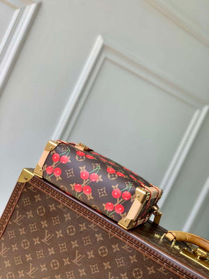 LV M14278 Louis Vuitton LV x TM Side Trunk MM Bag Cherry Coated - Default Title - View 4