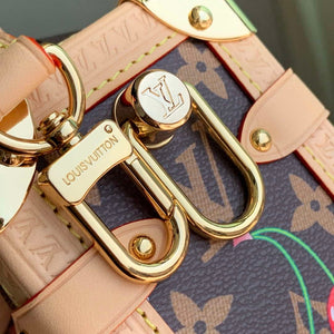 LV M14278 Louis Vuitton LV x TM Side Trunk MM Bag Cherry Coated - Default Title - View 6