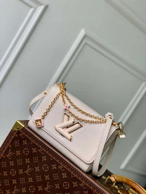 LV M14341 Louis Vuitton Twist MM Slim Bag Quartz - Default Title - View 1