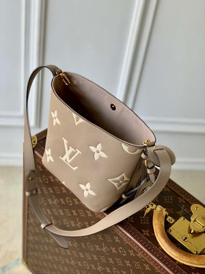 LV M13045 Louis Vuitton All In BB Bag Bicolor Monogram Empreinte leather Cream - Default Title - View 9