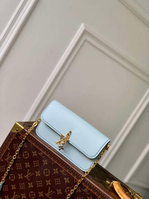 LV M14547 Louis Vuitton Wallet On Chain LV Bloom Bag Azure Blue - Default Title - View 1