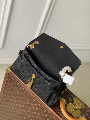 LV M14604 Louis Vuitton Anytime Flap Bag Black - Default Title - View 9