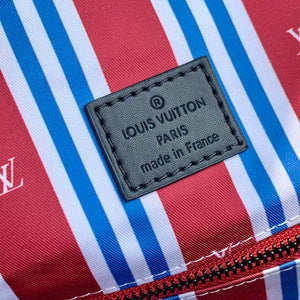 LV M14676 Louis Vuitton Christopher MM Backpack Blue - Default Title - View 8