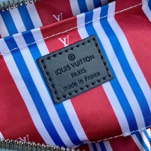LV M14681 Louis Vuitton Keepall Bandouliere 25 Bag Blue - Default Title - View 8