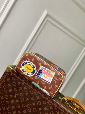 LV M14744 Louis Vuitton Toiletry Bag 2 Compartments Monogram - Default Title - View 4