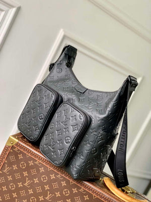 LV M14778 Louis Vuitton Hobo Cargo Bag Black - Default Title - View 2