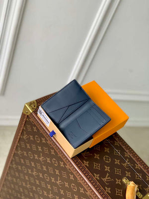 LV M14786 Louis Vuitton Pocket Organizer Navy Blue - Default Title - View 9
