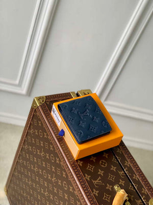 LV M14787 Louis Vuitton Multiple Wallet Navy Blue - Default Title - View 3