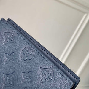LV M14792 Louis Vuitton Passport Cover Navy Blue - Default Title - View 5