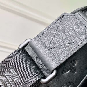 LV M14874 Louis Vuitton Pulse Messenger Bag Black - Default Title - View 7