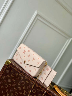 LV M14968 Louis Vuitton F¨¦licie Pochette Bag Bicolor Eden - Default Title - View 2