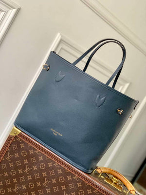 LV M14994 Louis Vuitton Neverfull Inside Out MM Bag Monogram Navy - Default Title - View 2