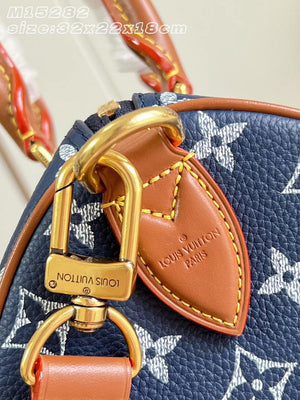LV M15282 Louis Vuitton Speedy P9 Bandoulière 30 Bag Indigo - Default Title - View 8