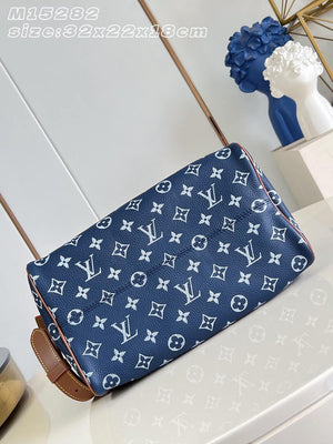 LV M15282 Louis Vuitton Speedy P9 Bandoulière 30 Bag Indigo - Default Title - View 10