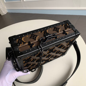 LV M20233 Louis Vuitton Clutch Box Bag M20230 Black - luxibagsmall