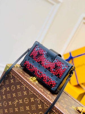 LV M20353 Louis Vuitton Petite Malle Handbag Black - Default Title - View 2