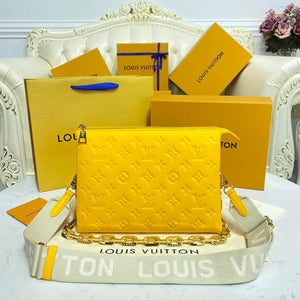 LV M20378 Louis Vuitton Coussin PM Bag Yellow - Default Title - View 1