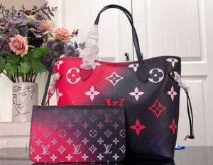 LV M20511 Louis Vuitton Neverfull MM Tote Bag - Default Title - View 1