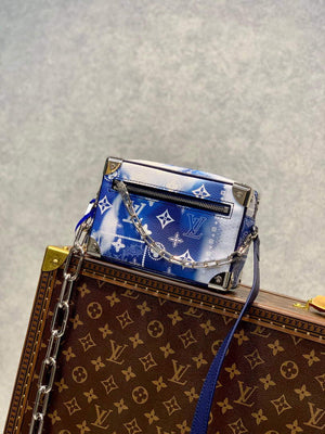LV M20557 Louis Vuitton Mini Soft Trunk Blue - Default Title - View 1