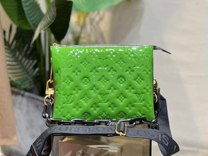 LV M20565 Louis Vuitton Coussin PM Bag Patent calfskin Green - Default Title - View 1