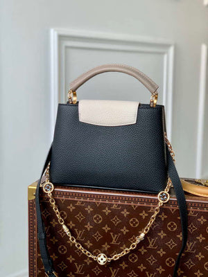 LV M20708 Louis Vuitton Capucines BB Handbag Black - Default Title - View 2