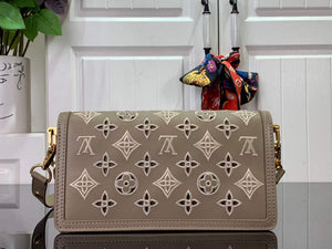 LV M20739 Louis Vuitton Dauphine East West Handbag Apricot - Default Title - View 3