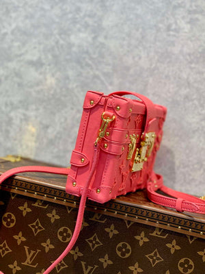 LV M20745 Louis Vuitton Petite Malle Handbag Fluo Pink - Default Title - View 2