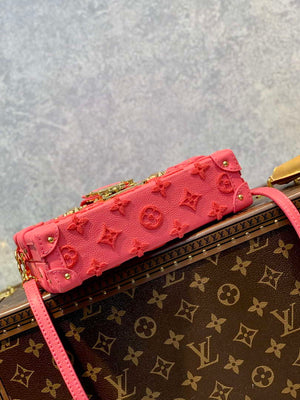 LV M20745 Louis Vuitton Petite Malle Handbag Fluo Pink - Default Title - View 3