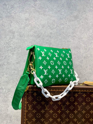 LV M20760 Louis Vuitton Coussin PM Handbag Green - Default Title - View 2