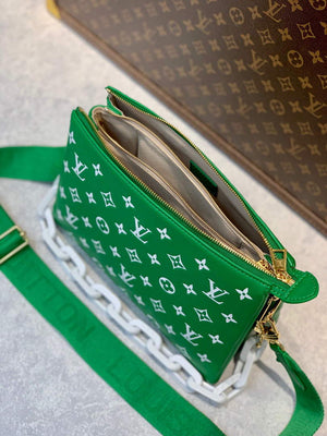 LV M20760 Louis Vuitton Coussin PM Handbag Green - Default Title - View 8