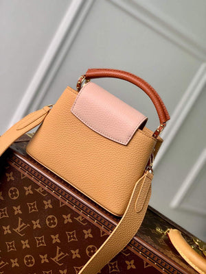 LV M20784 Louis Vuitton Capucines Mini Handbag Wood Brown - Default Title - View 3