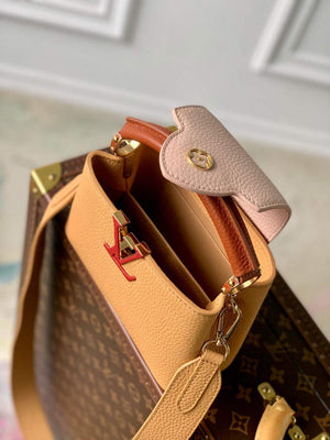 LV M20784 Louis Vuitton Capucines Mini Handbag Wood Brown - Default Title - View 8
