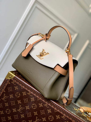 LV M20797 Louis Vuitton Lockme Ever BB Handbag Light Khaki Green - Default Title - View 2