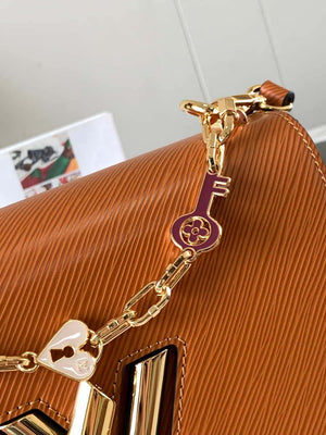 LV M20846 Louis Vuitton Twist MM Bag Epi Brown - Default Title - View 6