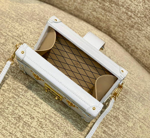 LV M20847 Louis Vuitton Petite Malle Handbag White - Default Title - View 7